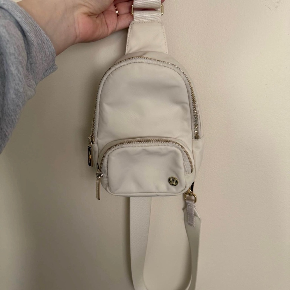 lululemon Cream Mini Crossbody Pouch